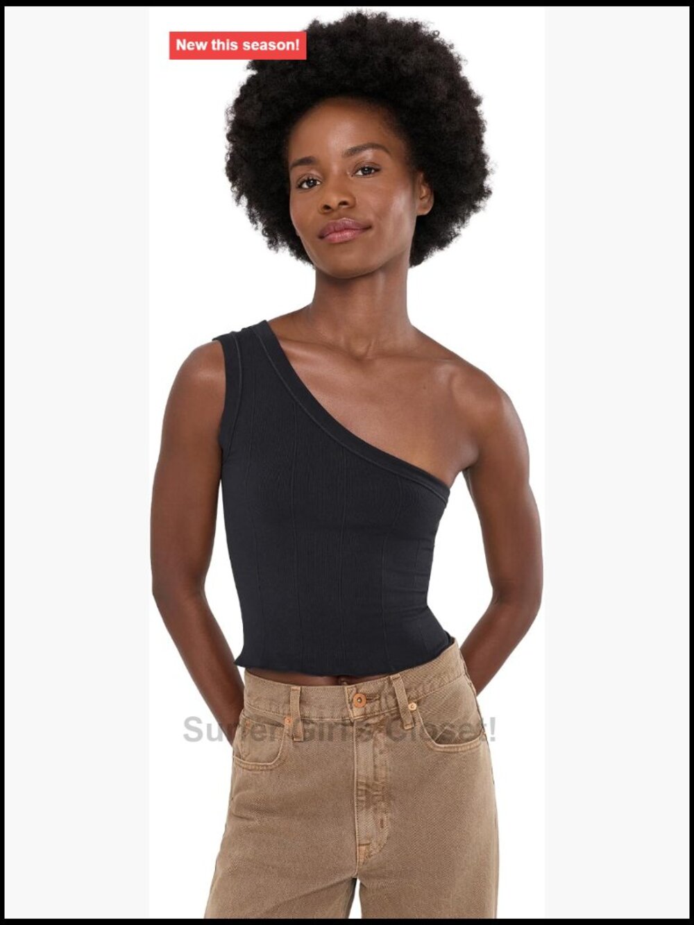 Seamless Modal Asymmetrical Cami Tank Top
